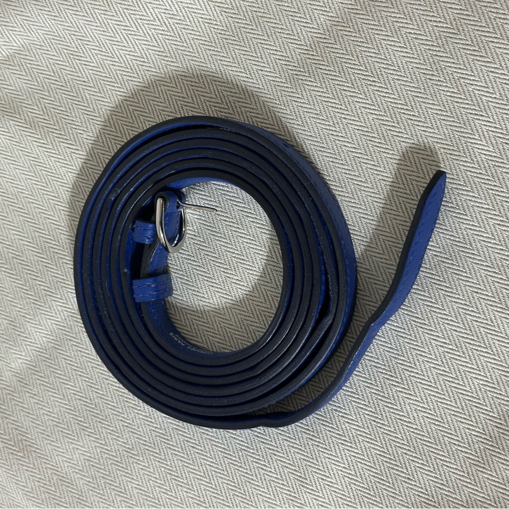 Hermes 24/24 Mini 21 Blue Royal Palladium Hardware U Stamp 2022 Retail $10,600 - Picture 17 of 17